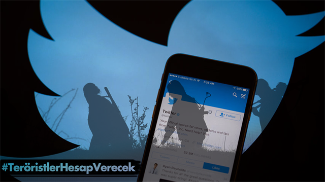 Twitter'daki PKK yandaşı hesaplara karşı binlerce kişi #TeröristlerHesapVerecek etiketini kullanıyor.