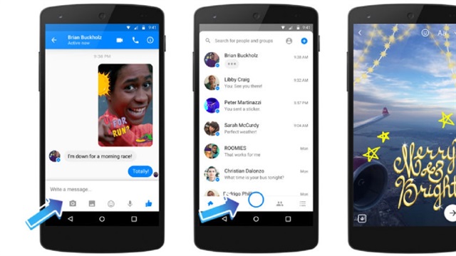 Facebook Messenger'a yeni özellikler geldi.