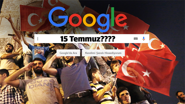 Google, 2016 yılı için yayınladığı videoda 15 Temmuz ve Türkiye'de yaşanan diğer olaylara yer vermedi.