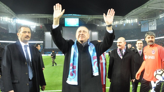 Cumhurbaşkanı Erdoğan, Trabzonspor'un yeni stadının ismini açıkladı.
