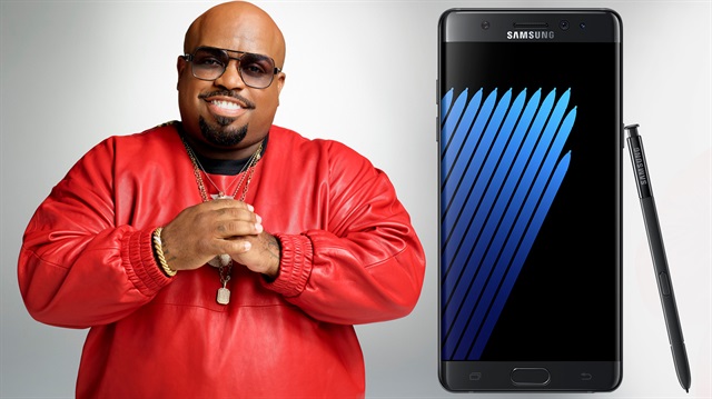 Samsung Galaxy Note 7'nin, ABD'li rapçi Cee Lo Green'in yüzünde patladığı iddia edilmişti.
