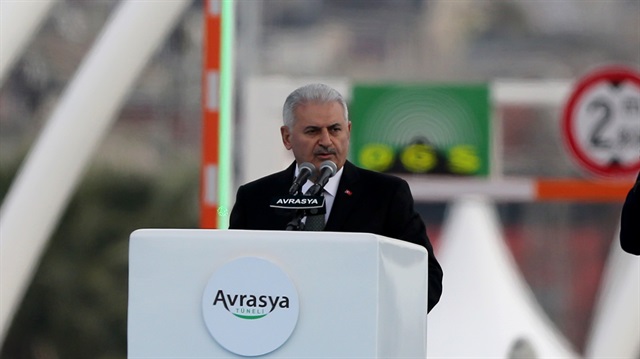 Başbakan Binali Yıldırım, asrın projesi Avrasya Tüneli'nin açılış töreninde konuştu.  