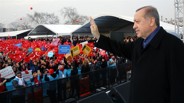 Cumhurbaşkanı Recep Tayyip Erdoğan asrın projesi Avrasya Tüneli'nin açılışında konuştu. 