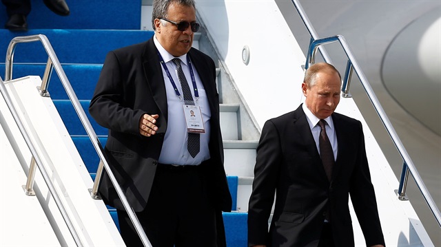 Rusya Devlet Başkanı Putin ve Rusya'nın Ankara Büyükelçisi Andrey Karlov