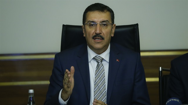 Gümrük ve Ticaret Bakanı Bülent Tüfenkci, Bakanlık Toplantı Salonu'nda düzenlenen törende açıklama yaptı.