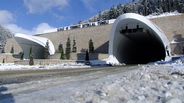 'Ilgaz 15 Temmuz İstiklal Tüneli', 26 Aralık Pazartesi günü hizmete girecek.