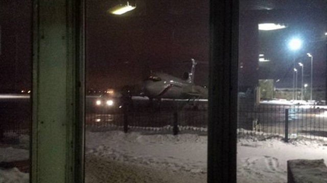 Rus NTV'nin ses kayıtçısı Yevgeniy Tolstov uçuştan önce Facebook hesabından uçağın bir resmini yayınladı.