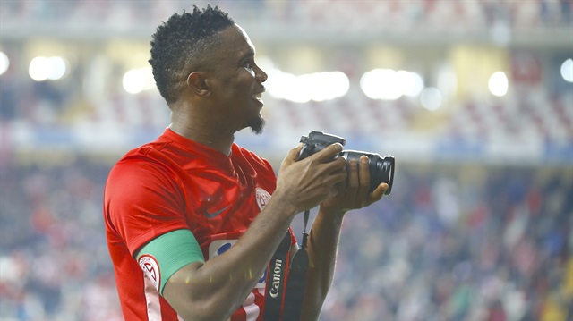 Samuel Eto'o, bu sezon 12 maçta 5 gol kaydetti.