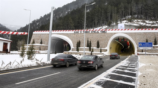 Ilgaz 15 Temmuz İstiklal Tüneli açıldı.  