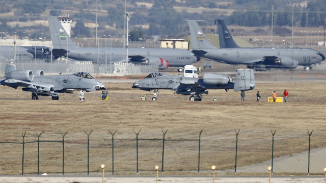 ARŞİV: Adana'nın İncirlik beldesinde bulunan ve şehir merkezinin 8 km doğusunda yer alan İncirlik Hava Üssü'nde ABD'nin askeri hava hareketliliği gözleniyor.