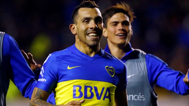 Tevez Boca Juniors formasıyla 56 maçta 23 gol kaydetti. 