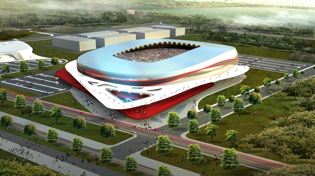 Yapımında sona gelinen Samsun Stadı bu şekilde tasarlandı.