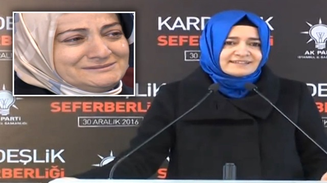 Aile ve Sosyal Politikalar Bakanı Fatma Betül Sayan Kaya'nın anlattıkları dinleyicileri ağlattı.
