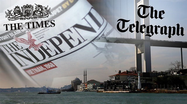 İngiliz gazeteleri, İstanbul Ortaköy'deki saldırıya geniş yer verdi. 
