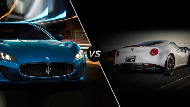 2015 Maserati GranTurismo ve 2015 Alfa Romero 4C-1 modellerine aittir.