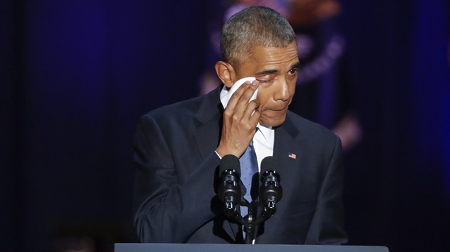 ABD Başkanı Barack Obama, veda konuşmasını Chicago'da yaptı. 
