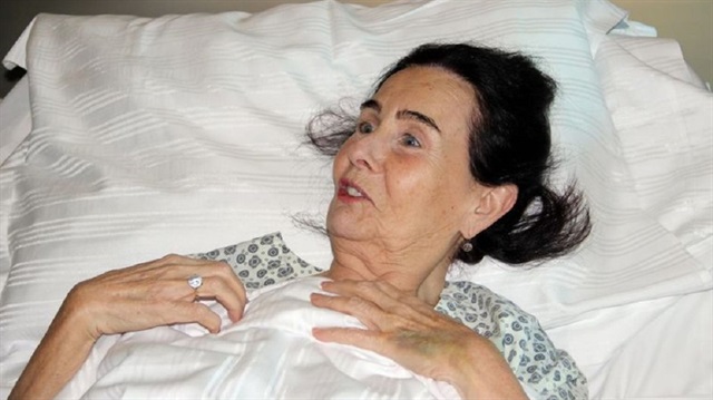 Fatma Girik, kalça kırıklığı nedeniyle hastaneye kaldırıldı. 