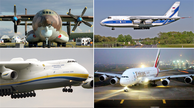 Dünyanın en büyük 10 devasa uçağı