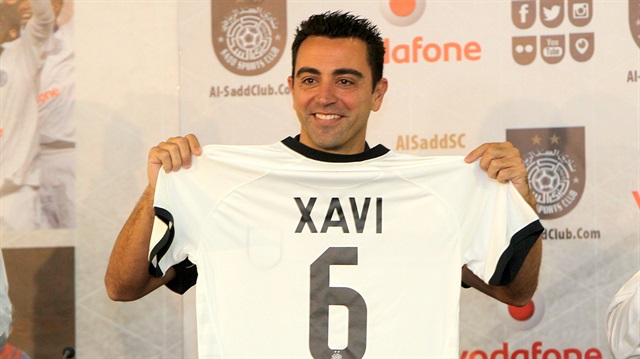 Xavi, Al Sadd formasıyla çıktığı 28 maçta 7 gole imza attı. 