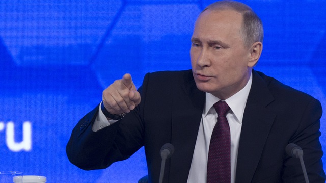 Rusya Devlet Başkanı Vladimir Putin başkent Moskova'da yıllık basın toplantısı düzenlemişti. 