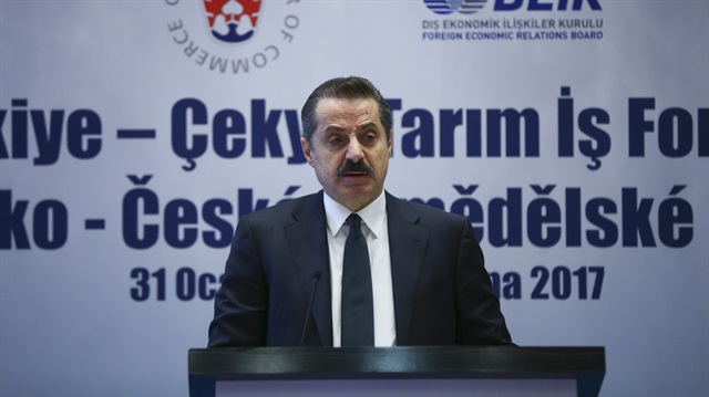 Bakan Çelik, Türkiye-Çekya Tarım İş Forumu'nun açılışında konuştu.