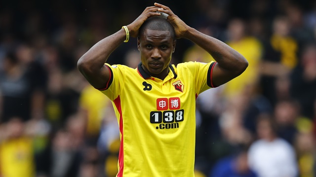 2014 yılında Udinese'den Watford'a gelemn Odion Ighalo, rekor ücretle Çin'e transfer oldu.  