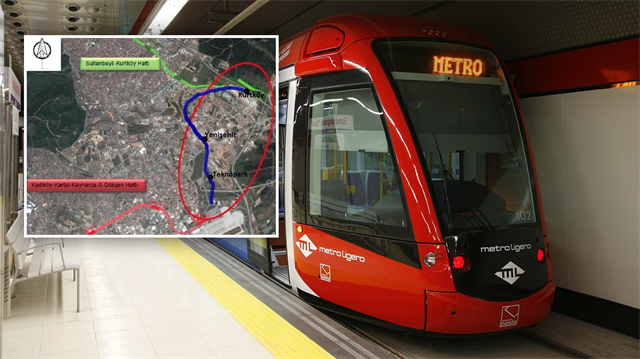 3 duraklı yeni metro hattı, 2020 yılında hizmete girecek. 
