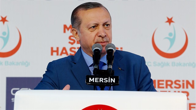 Cumhurbaşkanı Erdoğan, Mersin Şehir Hastanesi'nin açılışında konuştu.