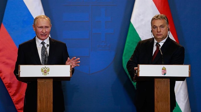 Putin added that Russian gas could be moved to Hungary "via Turkish Stream" in comments published by the Kremlin.