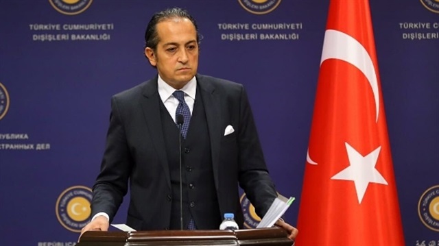 Yunan Savunma Bakanının Kardak'a çelenk bırakmasına tepki gösteren Dışişleri Bakanlığı Sözcüsü Müftüoğlu uyarıda bulundu.