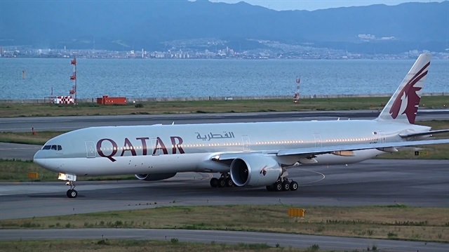 Doha'dan Yeni Zelanda'nın Auckland kentine, 16 saat 20 dakika sürecek uçuş için yerel saatle 05.10'da havalandı. 