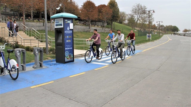 Akıllı Bisiklet sistemi vatandaşlardan büyük ilgi görüyor.
