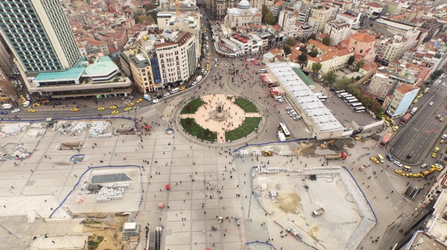 Cami, Taksim Sular İdaresinin 
hemen arkasında ve bin 482 
metrekarelik bir alanda yapılacak.