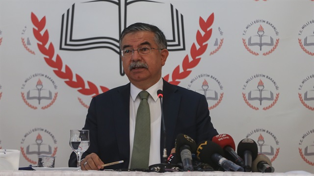 Turkey's education minister İsmet Yılmaz