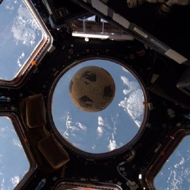 Soccer ball completes its mission in space after 30 years