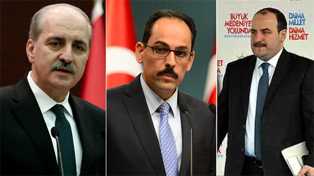 Numan Kurtulmuş, İbrahim kalın, Mustafa Varank