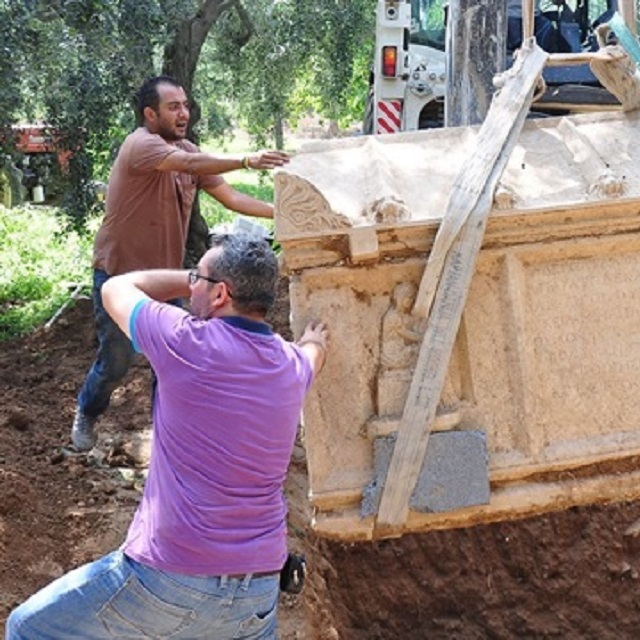 Ancient Roman tomb found in Bursa olive grove