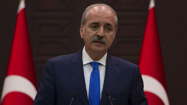 Başbakan Yardımcısı Numan Kurtulmuş açıklama yapıyor. 