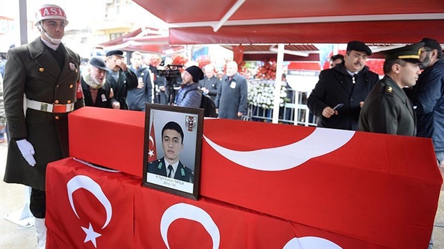 Şehit Teğmen Furkan Yayla için memleketi Giresun'da cenaze töreni düzenlendi.