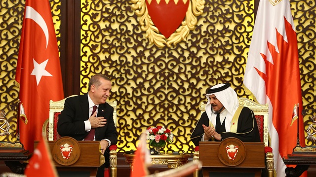 Cumhurbaşkanı Recep Tayyip Erdoğan ve Bahreyn Kralı Hamad bin İsa Al Halife