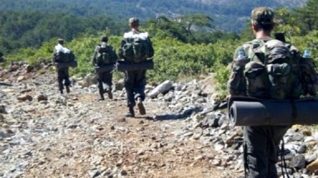 Gendarmerie squade conduct operation targeting PKK terrorists in Amanos Mountains.