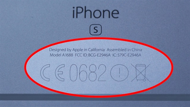 iPhone'ların arkasındaki sayılar ve semboller ne anlama geliyor?