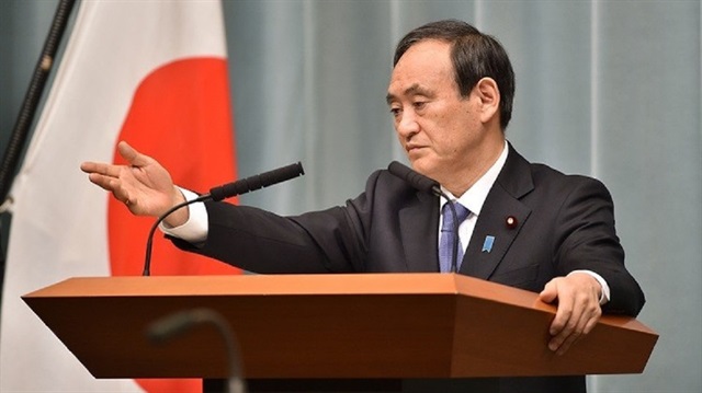  أمين عام مجلس الوزراء الياباني يوشيهيدي سوغا
