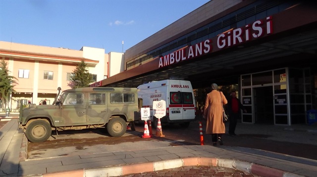 El-Bab'da askeri aracın devrilmesi sonucu yaralanan 5 askerimiz Kilis'e getirildi.