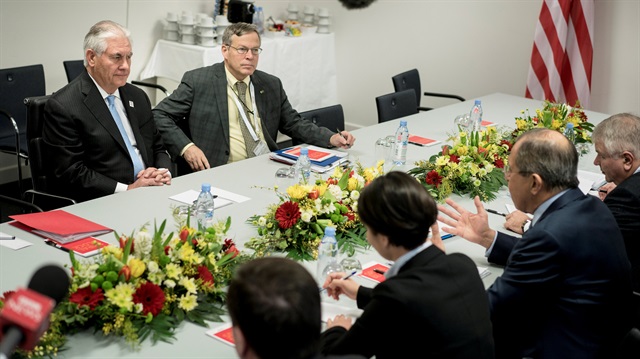 ABD Dışişleri Bakanı Tillerson ile Rusya Dışişleri Bakanı Lavrov görüştü.