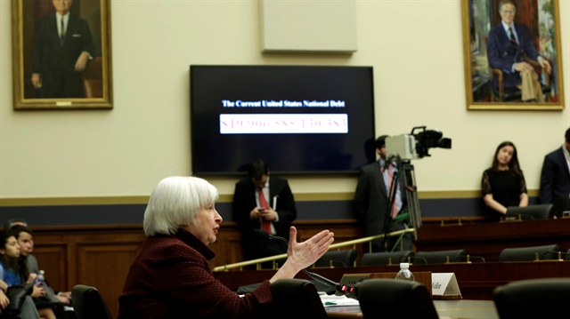 ABD Merkez Bankası Başkanı Janet Yellen​, Temsilciler Meclisi'nin Finansal Hizmetler Komitesinde sunum yaptı.