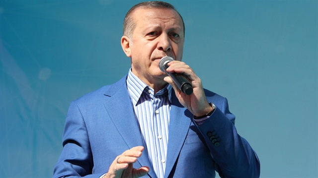 Cumhurbaşkanı Erdoğan Adıyaman'da konuşuyor.