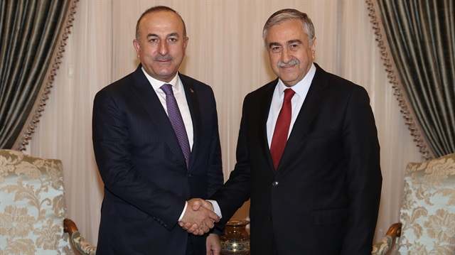Dışişleri Bakanı Mevlüt Çavuşoğlu KKTC Cumhurbaşkanı Akıncı ile görüştü.