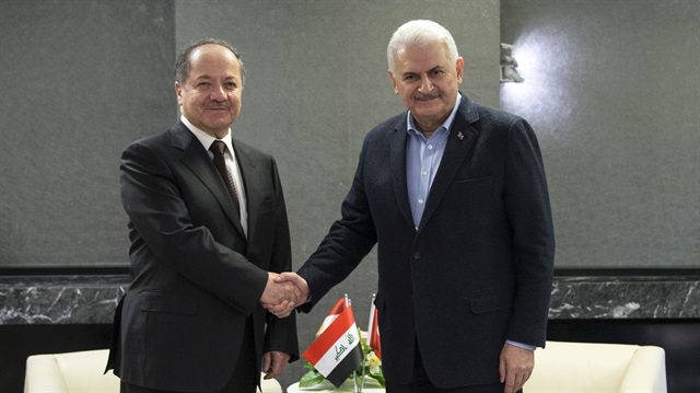 Başbakan Binali Yıldırım Münih'te Mesut Barzani ile görüşmüştü.