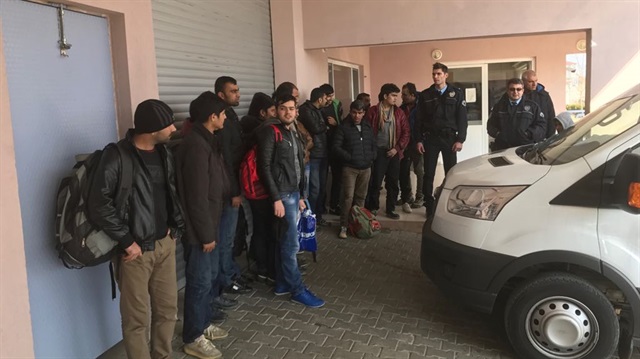 Aydın'da 20 kaçak göçmen yakalandı